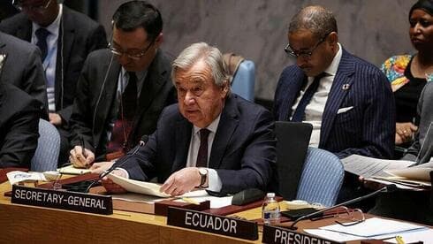 Antonio Guterres, secretario general de las Naciones Unidas. 