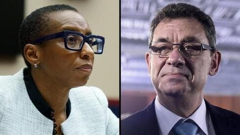 Claudine Gay y Albert Bourla