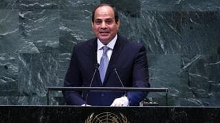 El presidente egipcio Abdel Fattah el-Sisi