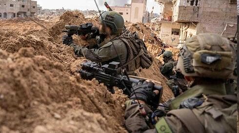 Fuerzas de las FDI en la Franja de Gaza.