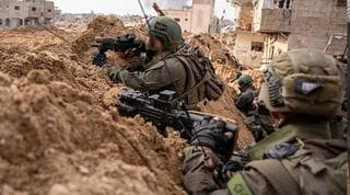 Fuerzas de las FDI en la Franja de Gaza.