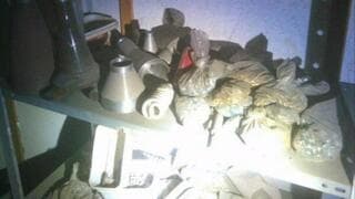 Sitio de producción de armas encontrado por las FDI en Gaza