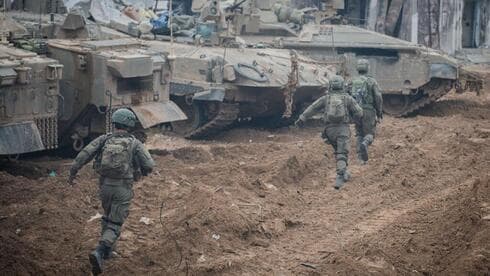 Las FDI operando en lo profundo de la Franja de Gaza.