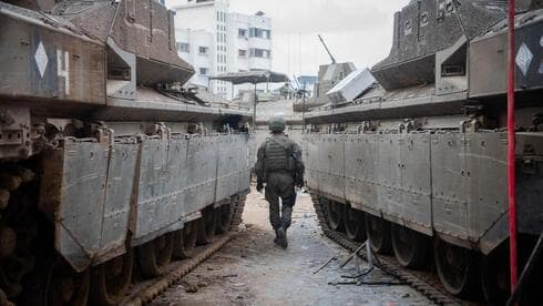 Las FDI operando en lo profundo de la Franja de Gaza.