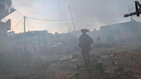 Soldados de las FDI operando en Gaza. 