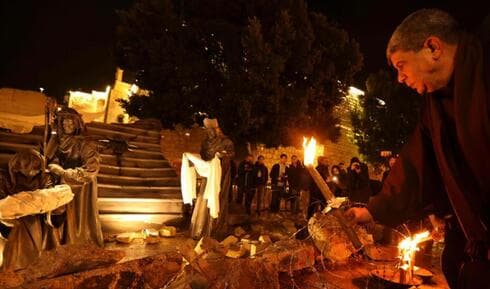 La Navidad este año en Belén se centra en "llorar a los muertos palestinos en Gaza". (AFP) La Navidad este año en Belén se centra en "llorar a los muertos palestinos en Gaza".
