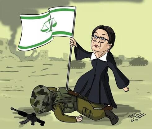 La caricatura que causó revuelo en Israel. 