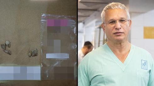 El director del Instituto de Medicina Forense, Dr. Chen Kugel; los pequeños huesos que ayudaron a identificar la muerte de israelíes durante el "Sábado Negro". (Abigail Uzi) El director del Instituto de Medicina Forense, Dr. Chen Kugel; los pequeños huesos que ayudaron a identificar la muerte de israelíes durante el "Sábado Negro".