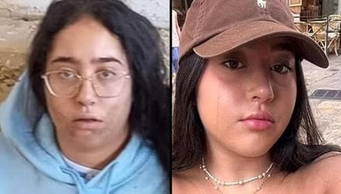 Liri Albag, antes y después de su secuestro en Gaza.