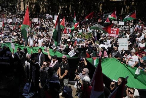 Manifestación pro-palestina en Sydney