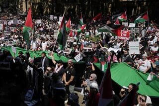 Manifestación pro-palestina en Sydney