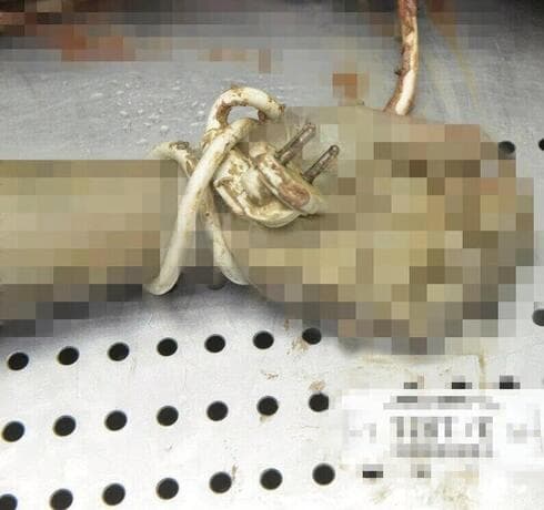 Cuerpo de víctima del 7 de octubre atado con cables eléctricos