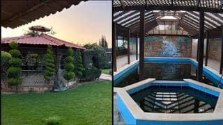 La casa de vacaciones de Marwan Issa, jefe del ala militar de Hamás en el centro de la Franja de Gaza.
