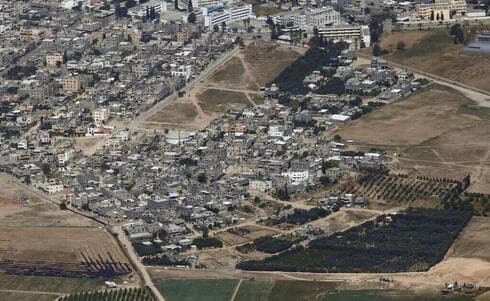 Barrio oriental de Beit Hanoun en octubre 