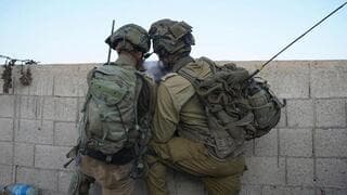 Reservistas en Gaza