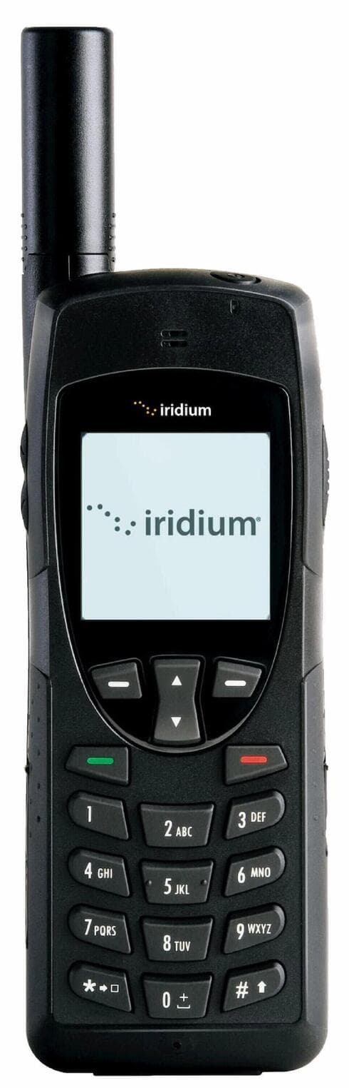 El actual “Iridium 988”, presentado la semana pasada, recuerda al antiguo Nokia de los años 90. (Iridio) El modelo Iridium 9555