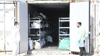 Cuerpos de israelíes asesinados por Hamás el 7/10. 