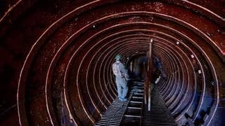 Soldados de las FDI en el túnel de Hamás situado en Gaza. 