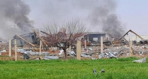 Ataque de las FDI en Baalbak, Líbano. 
