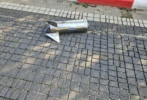 Parte del interceptor que cayó en Kfar Tabor.