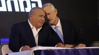 Gadi Eisenkot y Benny Gantz. 