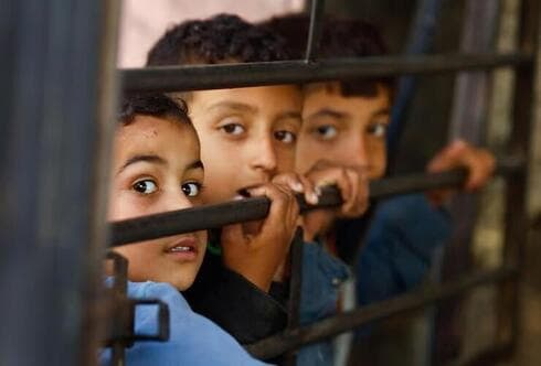 Los niños palestinos son los más perjudicados por la guerra. 