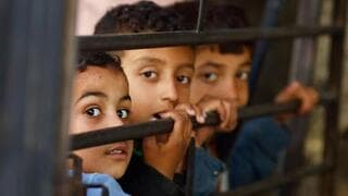 Los niños palestinos son los más perjudicados por la guerra. 