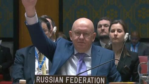 Vassily Nebenzia, embajador de Rusia ante la ONU.