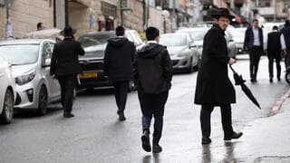 Ultraortodoxos israelíes. 
