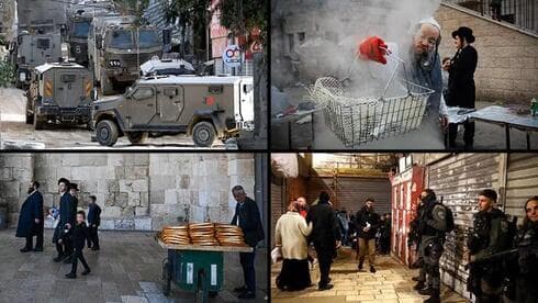 Preparativos para Pésaj en Jerusalem. 