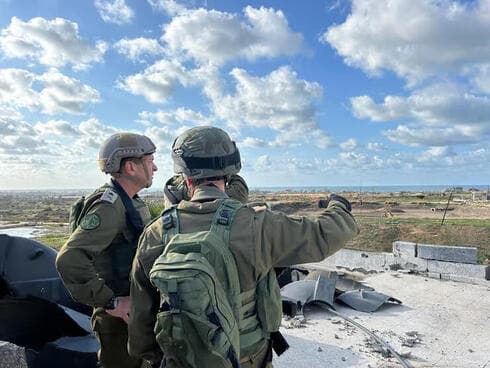 El director de Inteligencia Militar, Aharon Haliva, durante la guerra. 