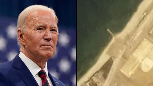 Joe Biden, criticado por el costo de la construcción del muelle en Gaza. 