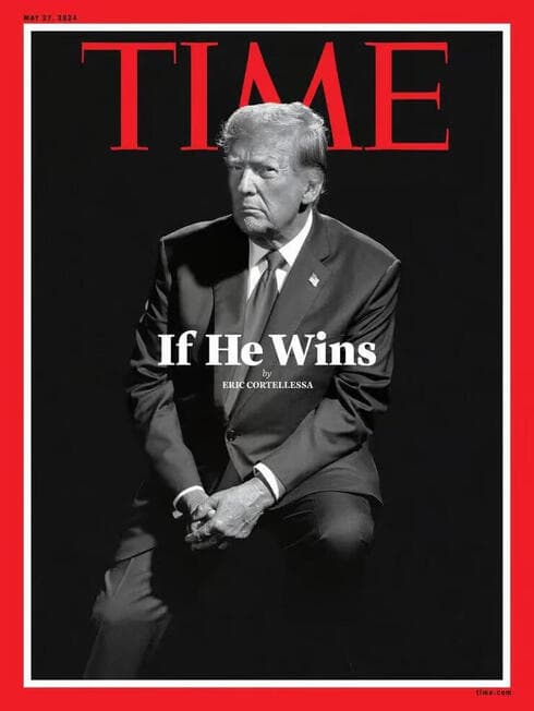 ¿Y si gana? La pregunta en la portada de la revista "Time". 