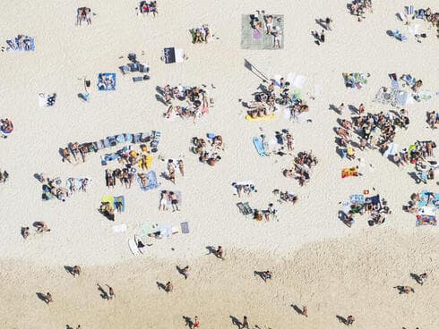 Fotos aéreas de Israel. 