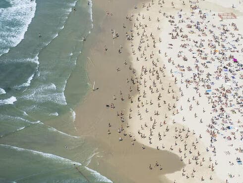 Fotos aéreas de Israel. 