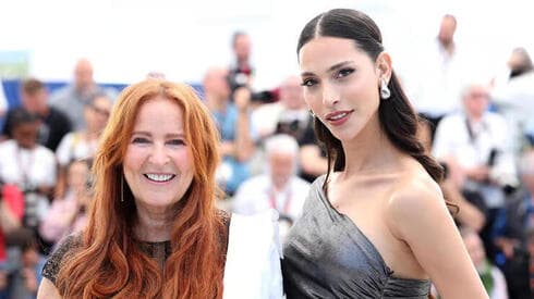 Yolande Zauberman y Talin Abu Hanna en el Festival de Cannes. Se conocieron en una película anterior. 