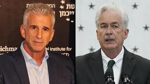 Dadi Barnea, director del Mossad, y William Burns, director de la CIA. (AP, Yariv Katz) Dadi Barnea, director del Mossad, y William Burns, director de la CIA.