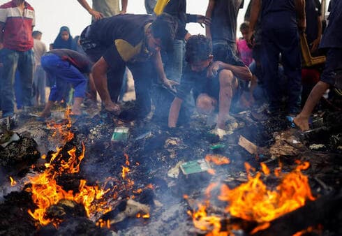 Incendio en Rafah. 45 muertos