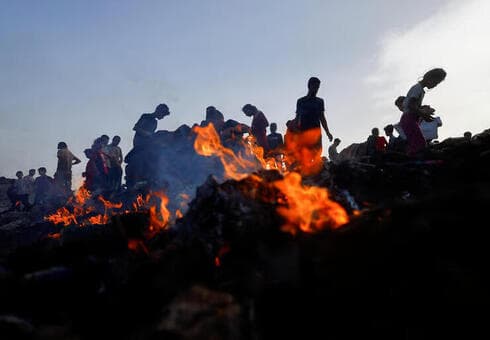 Incendio en Rafah. 45 muertos
