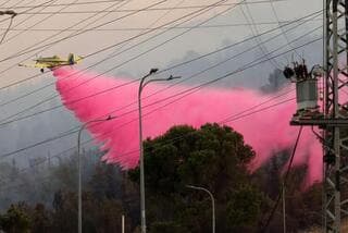 Incendios en la Alta Galilea. 