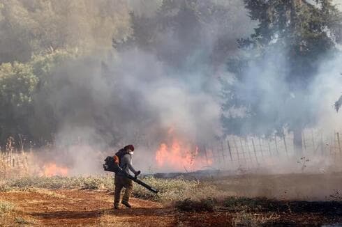 Incendios en la Alta Galilea. 