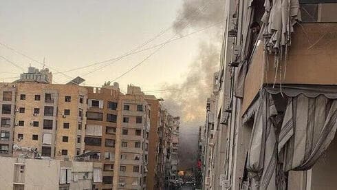 Ataque de Israel en Dahiya, Beirut. 