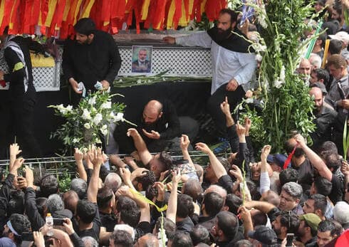 Funeral de Ismail Haniyeh en Teherán. 