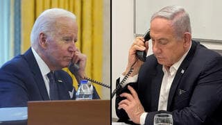 Biden y Netanyahu hablarían por teléfono durante la noche. 