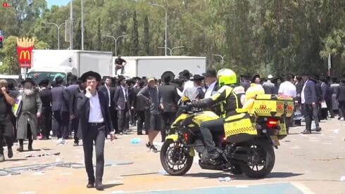 Protestas ultraortodoxas contra el servicio militar. 
