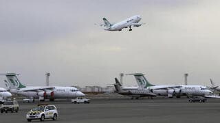 Aeropuerto de Teherán. 
