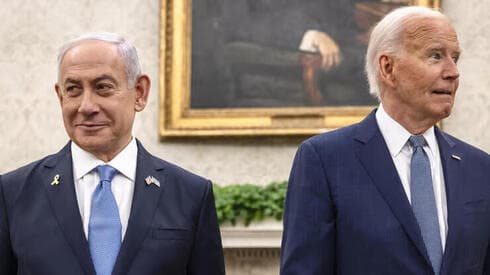 Benjamín Netanyahu y Joe Biden. 