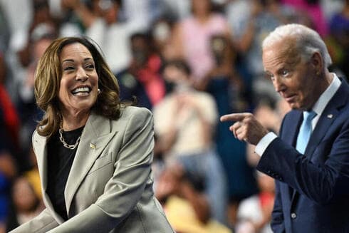 Kamala Harris y Joe Biden. La aspirante presidencial y el actual mandatario de Estados Unidos coinciden en una estrategia común. (AFP) Kamala Harris y Joe Biden. La aspirante presidencial y el actual mandatario de Estados Unidos coinciden en una estrategia común.