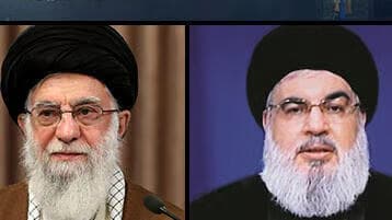 Alí Khamenei, líder supremo de Irán, y Hassan Nasrallah, secretario general de Hezbolá. (AP, AFP) Alí Khamenei, líder supremo de Irán, y Hassan Nasrallah, secretario general de Hezbolá.