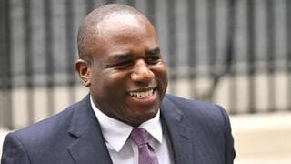 David Lammy, ministro de Relaciones Exteriores de Gran Bretaña. 